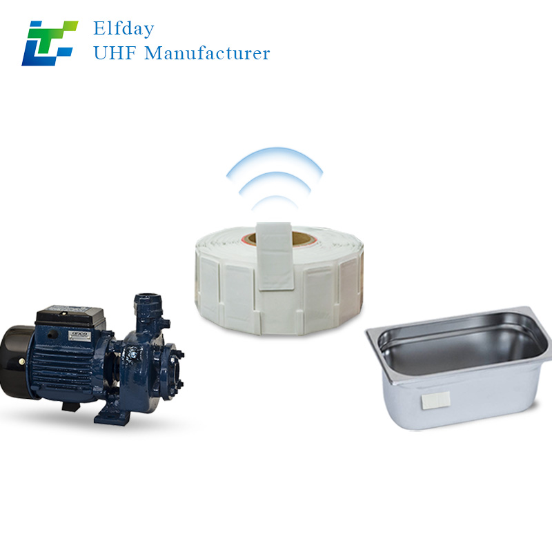 UHF RFID Anti-Metal Tag Flexible Asset Tracking Label for Industrial Equipment Management