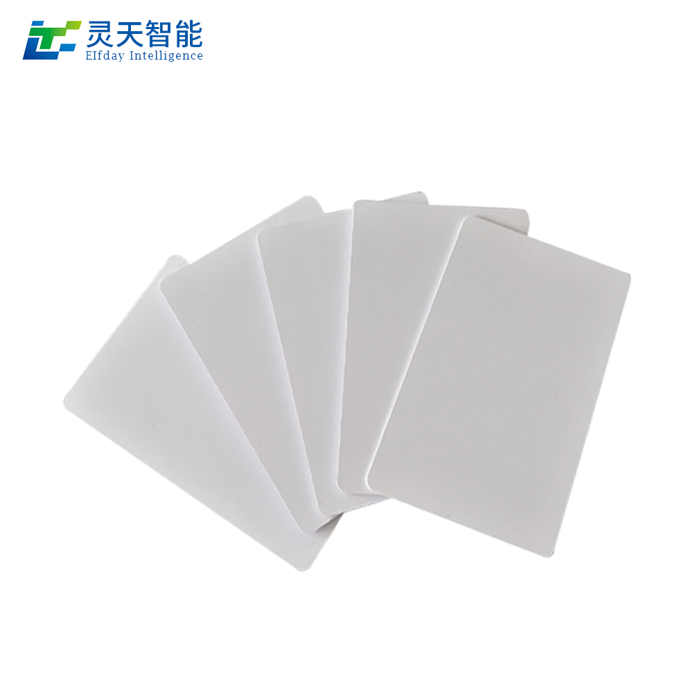 RFID Long-Range Indicator PVC White Card & NFC Card 86*54mm KU7chip NFC Card Ucode 10-Year Retention